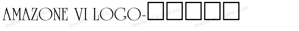 Amazone VI Logo字体转换